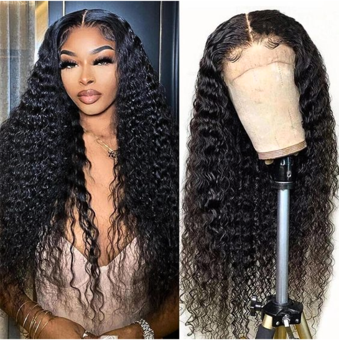 13*6 Brazilian frontal wig (hd lace) - Deep Wave