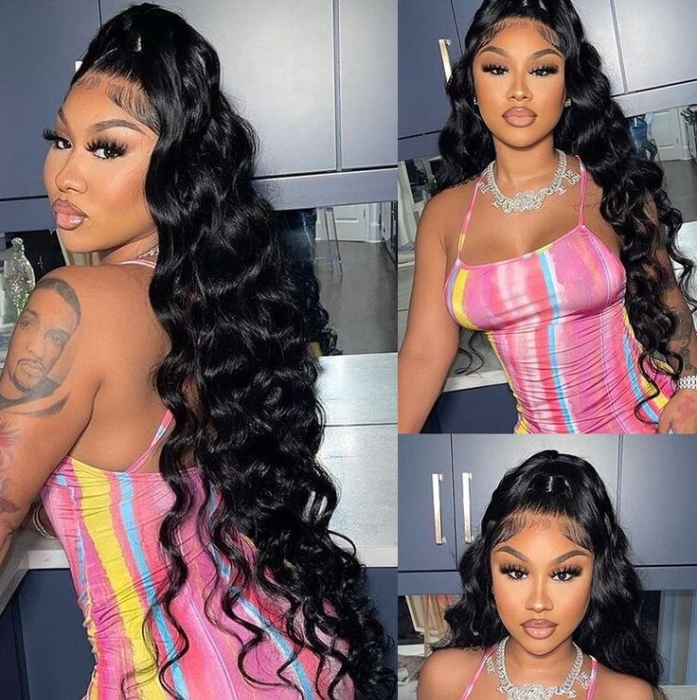 13*6 Brazilian frontal wig (hd lace) - Loose Wave