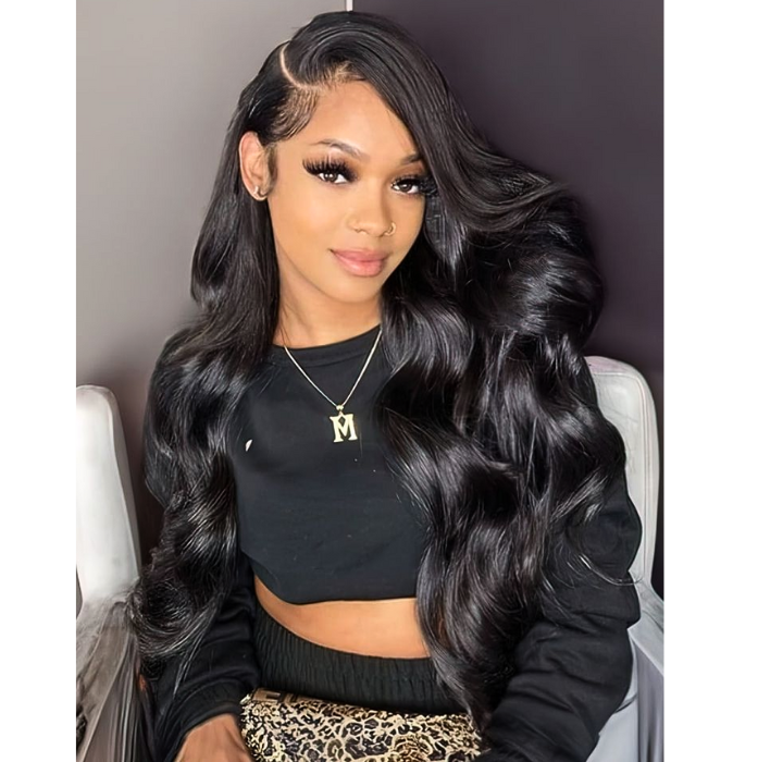 Brazilian closure wig (hd lace) - Body Wave