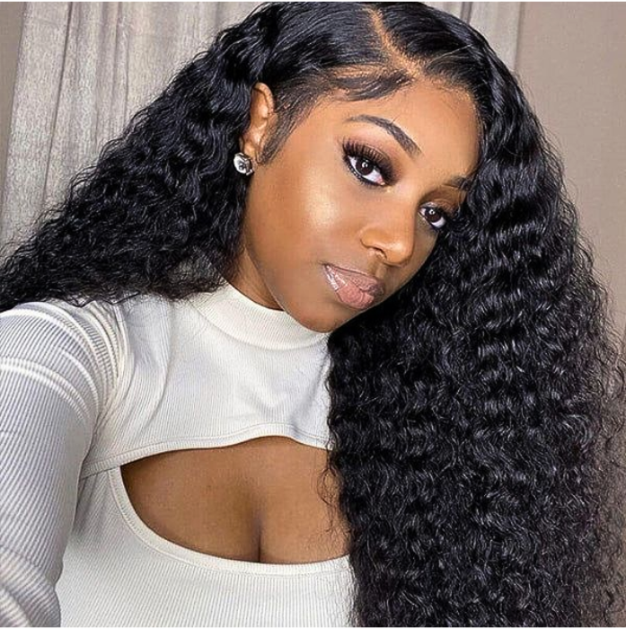 Brazilian closure wig (hd lace) - Deep Wave