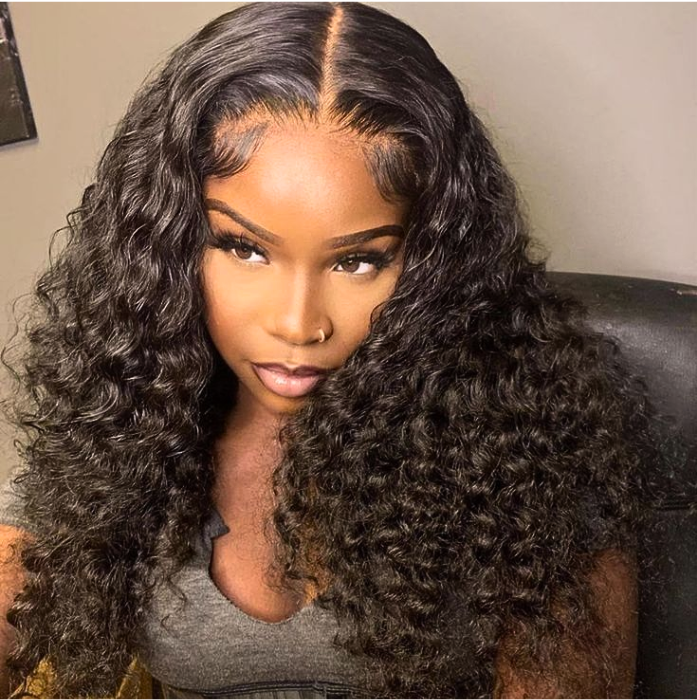 Brazilian closure wig (hd lace) - Deep Wave