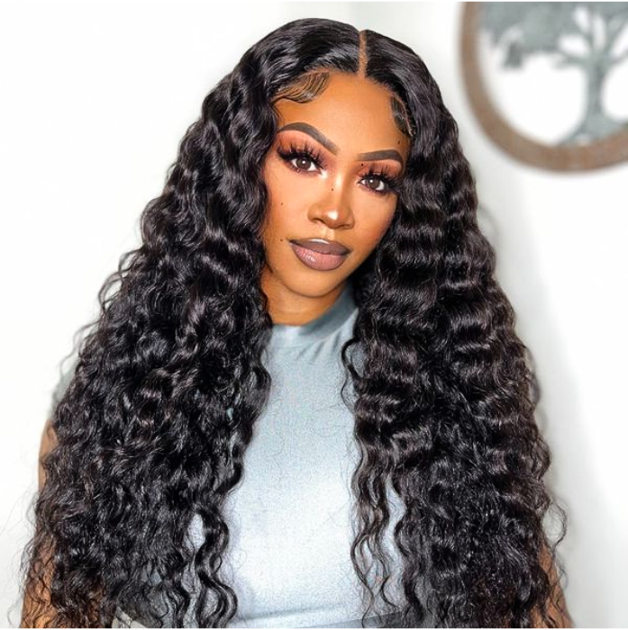 Brazilian closure wig (hd lace) - Loose Deep Wave