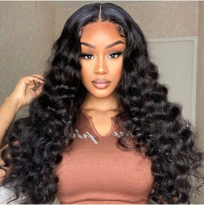 Brazilian closure wig (hd lace) - Loose Deep Wave