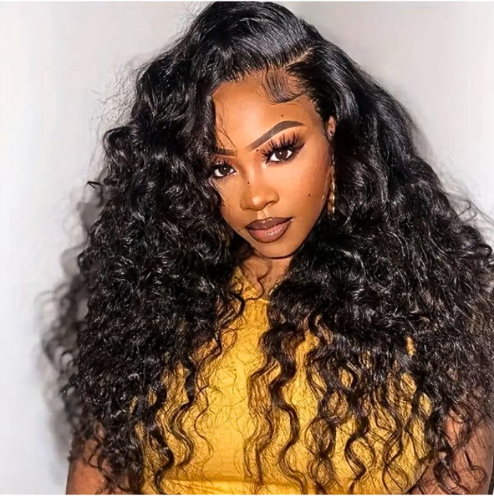 Brazilian closure wig (hd lace) - Loose Deep Wave