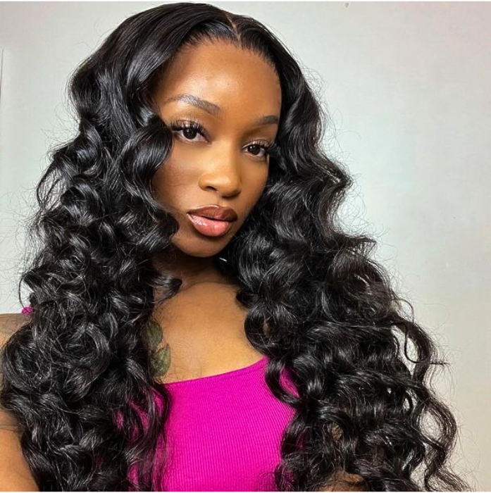 Brazilian closure wig (hd lace) - Loose Wave