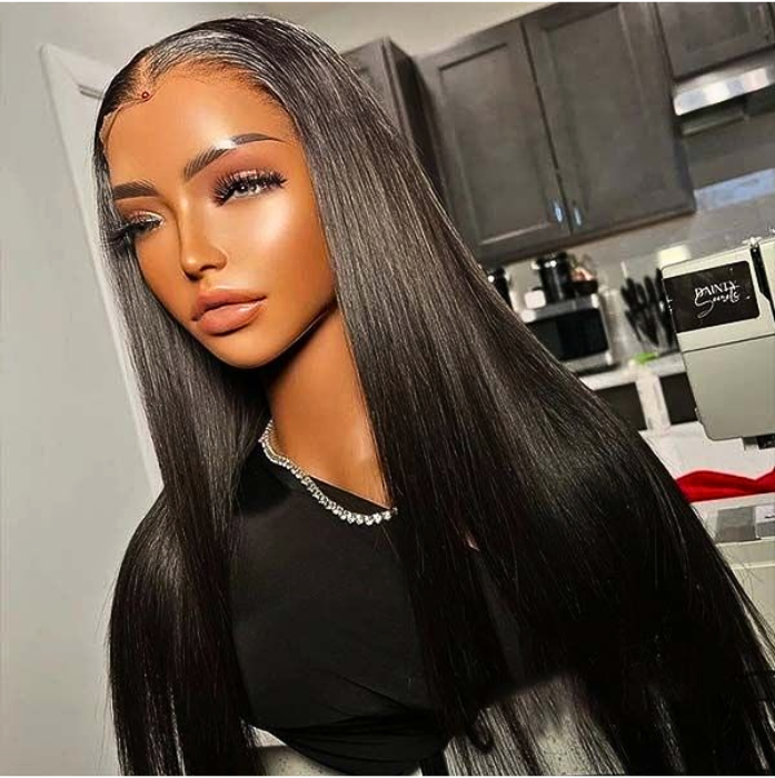 Brazilian closure wig (hd lace) - Straight