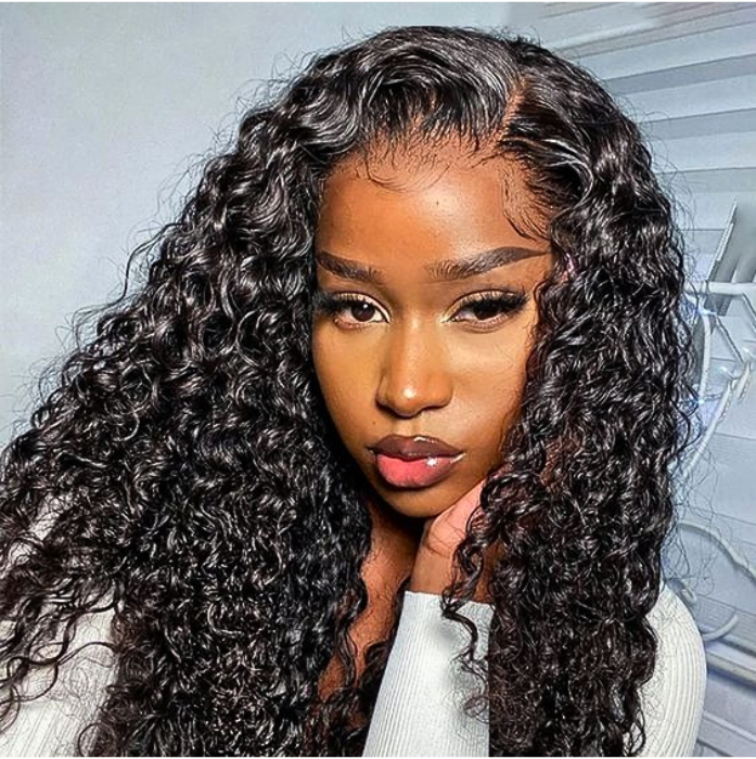 Brazilian closure wig (hd lace) - Water Wave