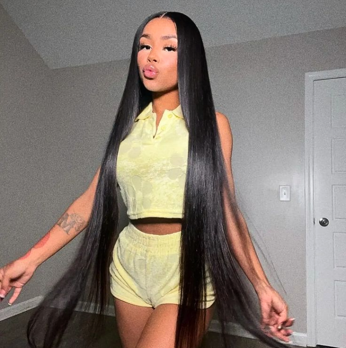 13*6 Brazilian frontal wig (hd lace) - Straight