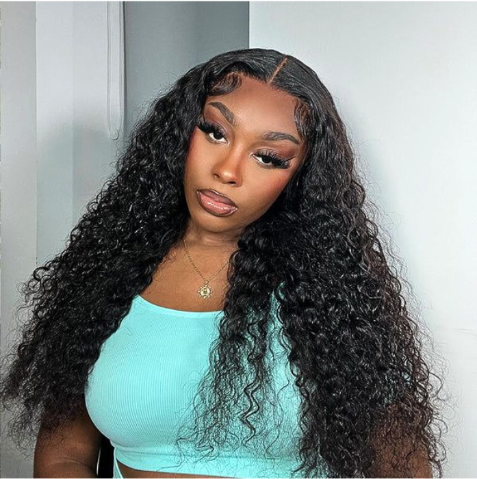 Brazilian closure wig (hd lace) - Deep Wave